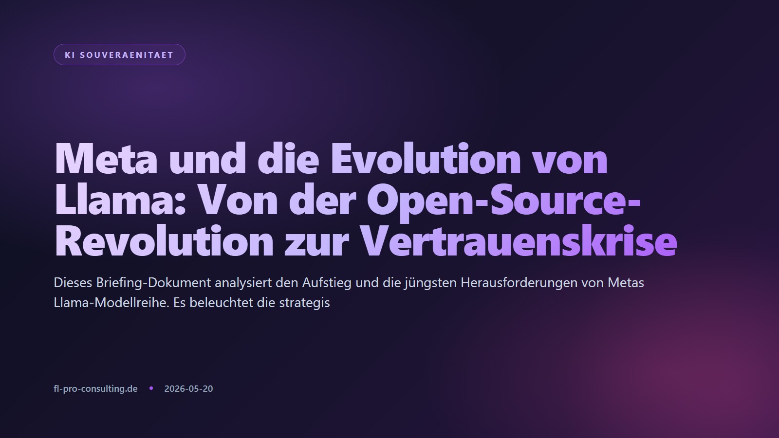 Meta und die Evolution von Llama: Von der Open-Source-Revolution zur Vertrauenskrise