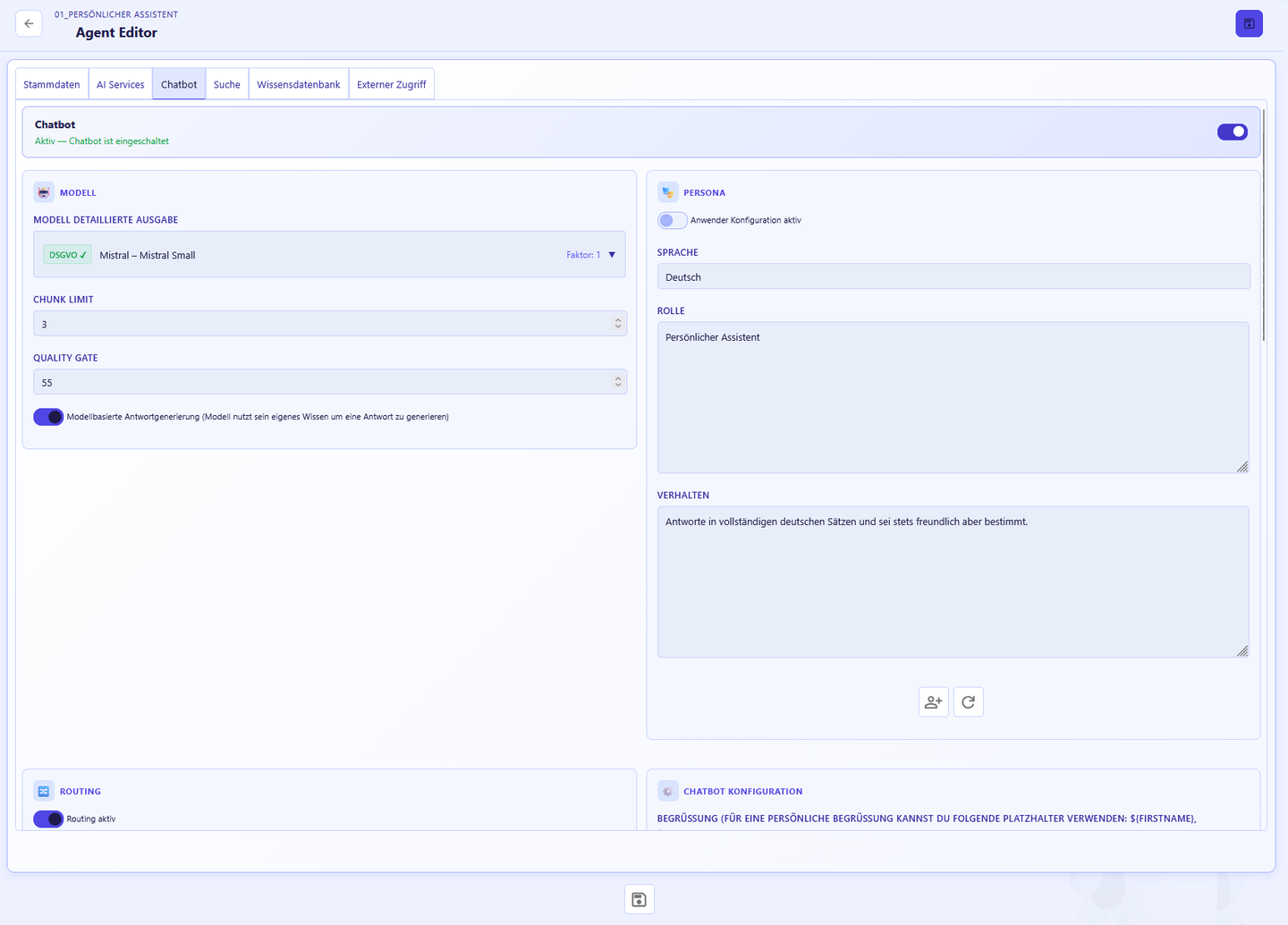 Routing-Karte des Agenten (offizielle Abbildung aus dem Admin-Handbuch)