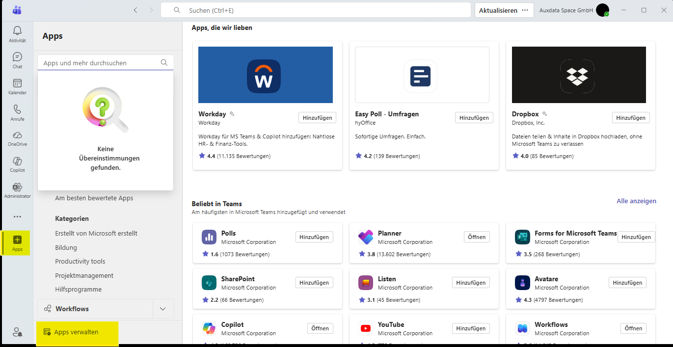 Manifest-Upload in MS Teams (offizielle Abbildung aus dem Teams-Integrationshandbuch)